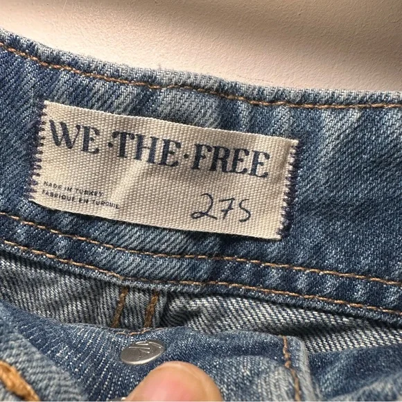 Free People Aster Straight Leg Jeans Sz 27S - Picture 5 of 11